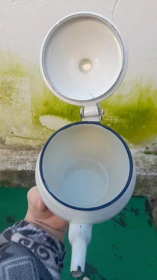 Set 2 teiere vintage smaltate