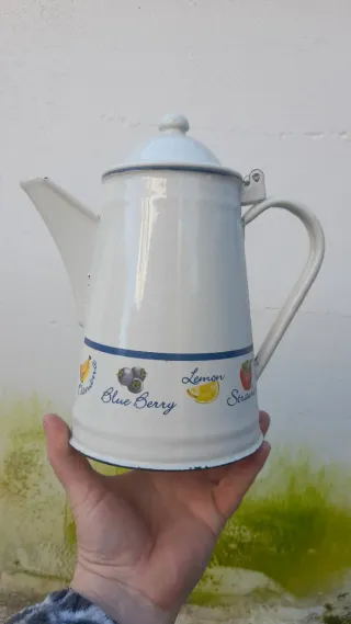 Set 2 teiere vintage smaltate