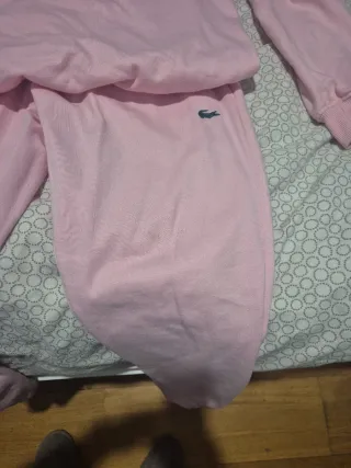 Conjunto deportivo rosa Lacoste