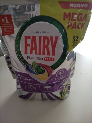 Fairy Miracle Caps Lavastoviglie 32+20