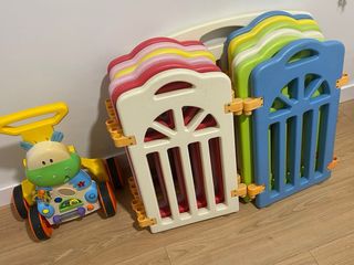 Pack Bebé: Parque, Trona y Correpasillos