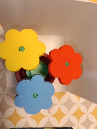 Riproduzione fiori Lego con vaso