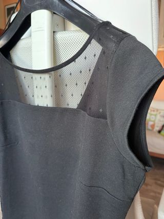 Tubino Desigual nero con fiori