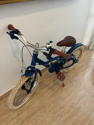 Bicicleta infantil azul