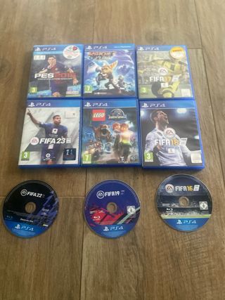 PS4 Juegos: FIFA, PES, Ratchet & Clank