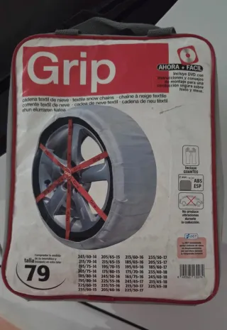 Cadenas de nieve textiles Grip Talla 79