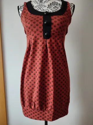 Vestido babydoll estampado