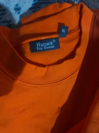 3 Felpe Hanes Arancioni Taglia XL