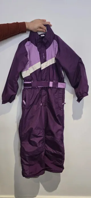 Fato de neve Decathlon 8 anos roxo