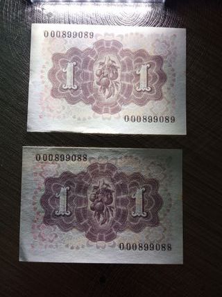 Pareja 1 Peseta 1948 Serie O SC- ultima serie