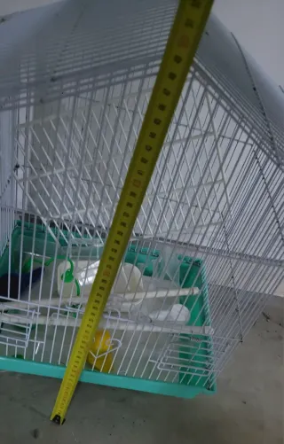 Gabbia per uccelli con sacco