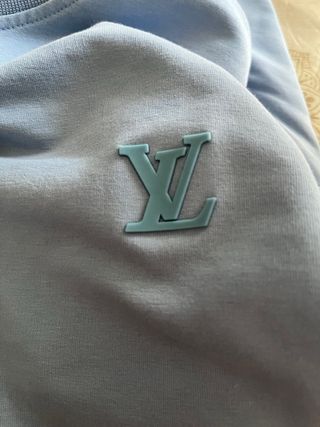 Felpa Louis Vuitton Blu Chiaro
