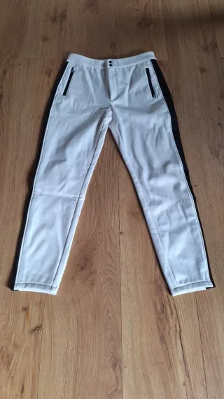 Pantalón de nieve Calzedonia blanco y negro