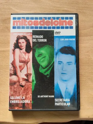 Lote 8 DVDs Mitos del Cine (24 Películas)