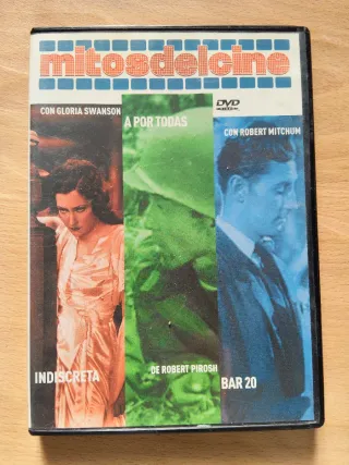 Lote 8 DVDs Mitos del Cine (24 Películas)
