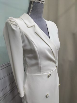 Vestido blanco mamá de comunión o bautizo