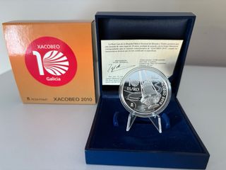 Moneda 10 euros España Xacobeo 2010