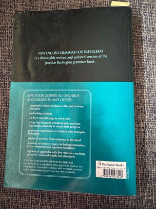 ENGLISH GRAMMAR BACHILLERATO CATALAN