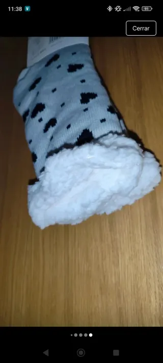 Calcetines gorditos borrego nuevos