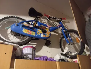 Bicicleta infantil azul Decathlon