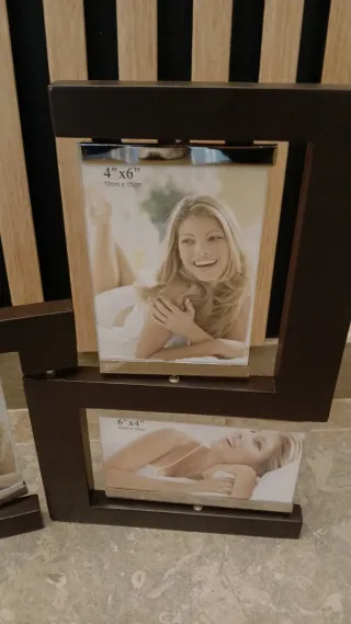 Moldura tripla articulada 10x15cm