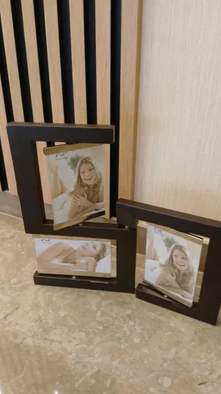 Moldura tripla articulada 10x15cm