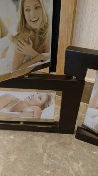 Moldura tripla articulada 10x15cm