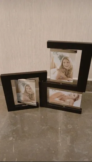 Moldura tripla articulada 10x15cm