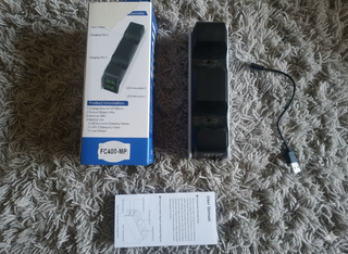 Base dual RGB de cargar mando Ps5.