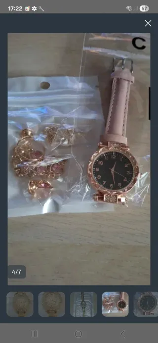 Reloj mujer oro rosa