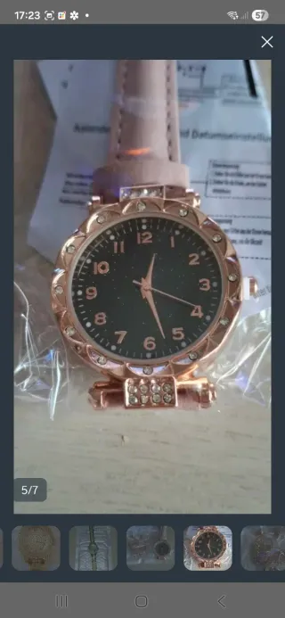Reloj mujer oro rosa