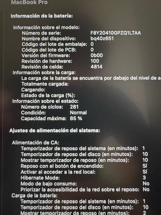 MacBook Pro 14” (2021) M1 Pro 16gb