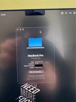 MacBook Pro 14” (2021) M1 Pro 16gb