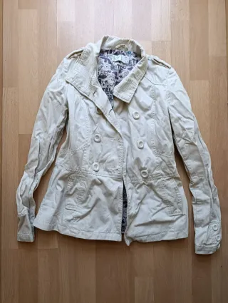Chaqueta Trafaluc Beige Botones Talla S