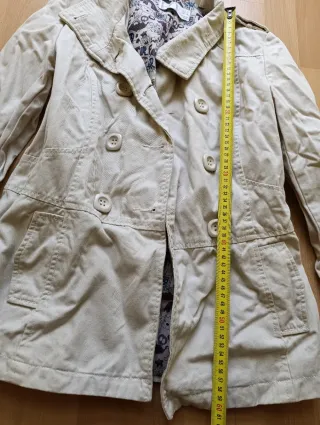 Chaqueta Trafaluc Beige Botones Talla S