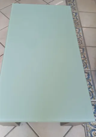 Mesa de centro elevable cristal y madera