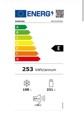 Nevera Samsung Combi 339L