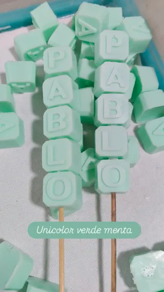 Brochetas de jabón personalizadas