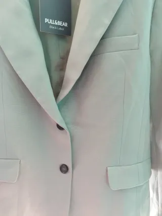 Blazer Pull and Bear de color caqui