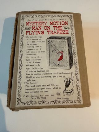 Juguete vintage Mystery Motion Trapecista