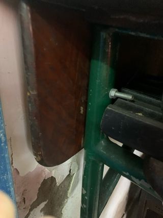 Pupitres escolares de madera