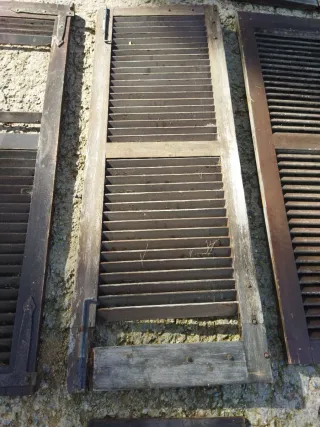 6 Contraventanas Madera Puerta