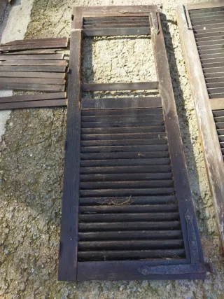 6 Contraventanas Madera Puerta