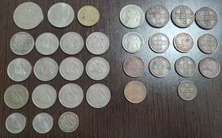 Lote de 32 monedas de Portugal
