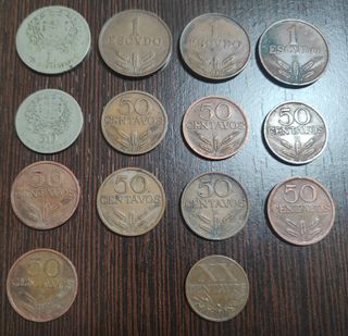 Lote de 32 monedas de Portugal