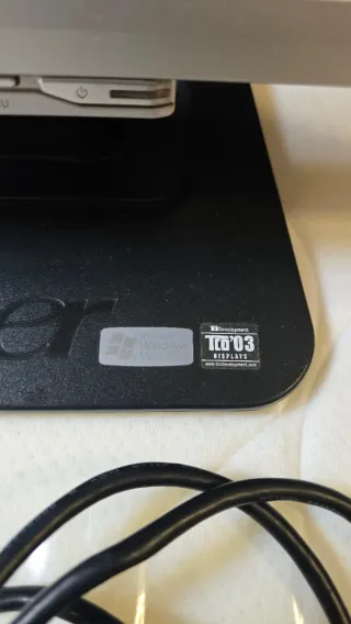 Monitor Acer 19 Plata/Negro