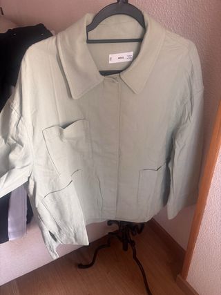 Chaqueta Mango Verde Talla M