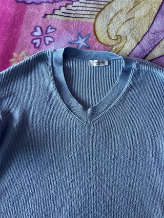 Jersey Stradivarius Azul Talla XS