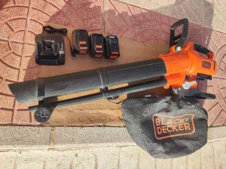 Soplador Aspirador Black+Decker 40V