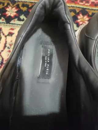 Zapatillas Philipp Plein Talla 46/47 Negras y Dora